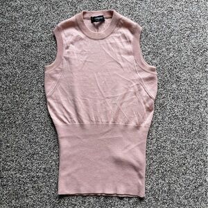 Dolce & Gabbana D&G Pink Cashmere Knit Sweater Top 38